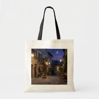 Tote Bag Cour antique la nuit