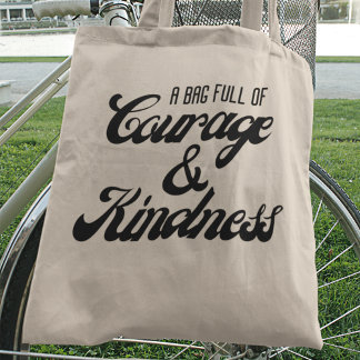 Tote Bag Courage & Bienveillance Message personnel