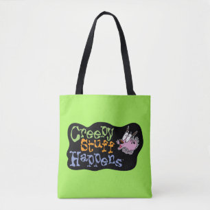 Tote Bag Courage du chien lâché DÉPLAISANTS
