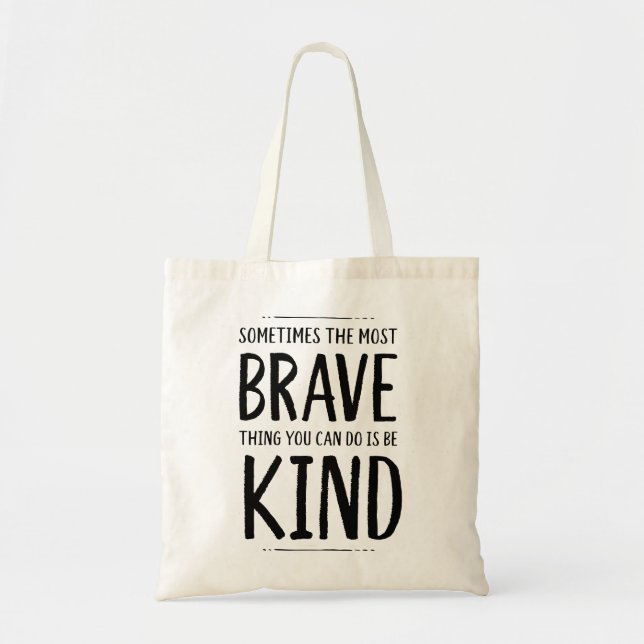 Tote Bag Courageux et du genre (Devant)