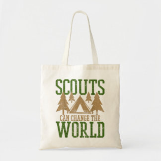 Tote Bag Courageux Randonnée du chef du camp des scouts de 