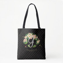 Couronne de marguerites personnalisable Monogramme