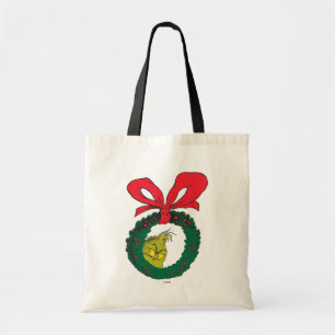 Tote Bag Couronne de Noël Grinch Classique