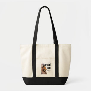 Tote Bag Cours de bois pour pizza (avec Woodchuck)