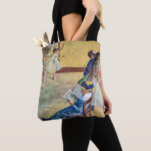 Tote Bag Cours de danse, salle de danse par Edgar Degas