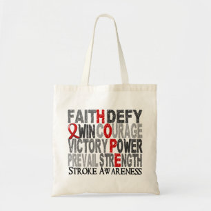 Tote Bag Course de collage de mot d'espoir