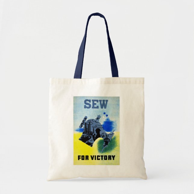 Tote Bag Cousez ou victoire (Devant)