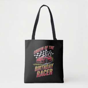 Tote Bag Cousin du coureur d'anniversaire Fête de famille d