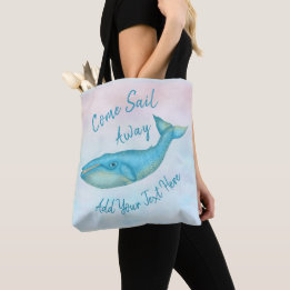 Tote Bag Coutume nautique loin | de plage de mer de baleine