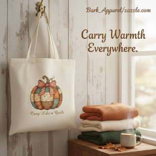 Tote Bag Couverture Chaude Citrouille - Vêtements et Cadeau