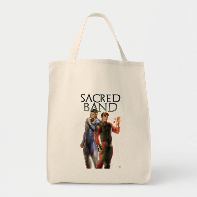 Tote Bag Couverture sacrée Fourre-tout de bande (Devant)