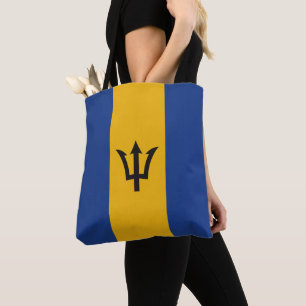 Tote Bag Couverture totale du drapeau Bajan barbare 
