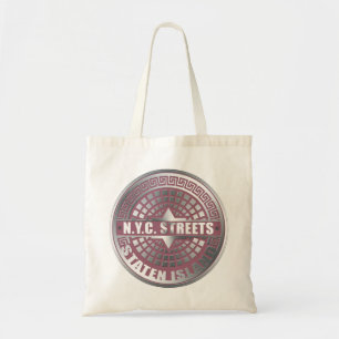Tote Bag Couvertures de trou d'homme Staten Island