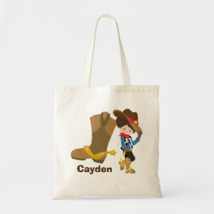 Tote Bag Cowboy Enfant Personnalisé Garçons Rodeo Wild We