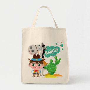 Tote Bag Cowboy et cheval