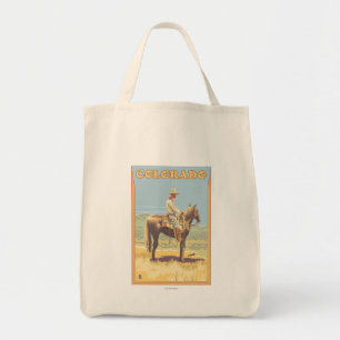 Tote Bag Cowboy (Vue latérale) Colorado