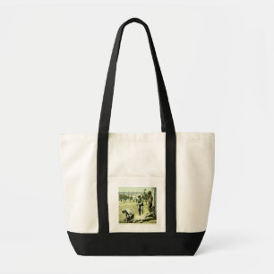 Tote Bag Cowboys américains stigmatisant un veau, c.1900