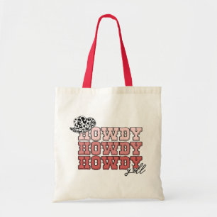 Tote Bag Cowgirl western casquette Howdy Y'all rodeo