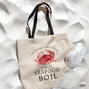 Tote Bag Crab/Seafood Boil   Seafood  Themed Party