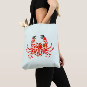 Tote Bag Crabe à points