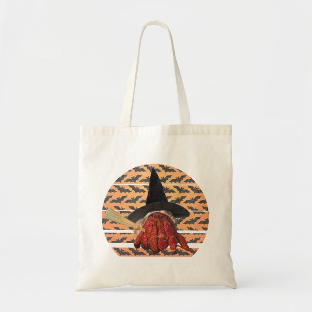 Tote Bag Crabe à sorcières Amusant Halloween Hermite Crabe  (Devant)
