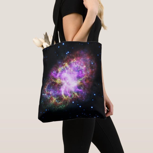 Tote Bag Crabe Nebula Supernova Remnant Hubble Composite (De près)