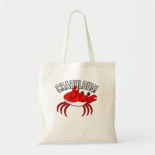Tote Bag Crabulous Crabs Seafood Crabbing Crab Lobster