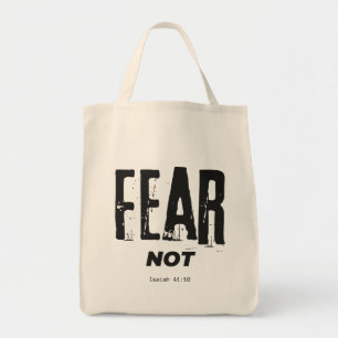Tote Bag Crainte non pas Verse de la Bible