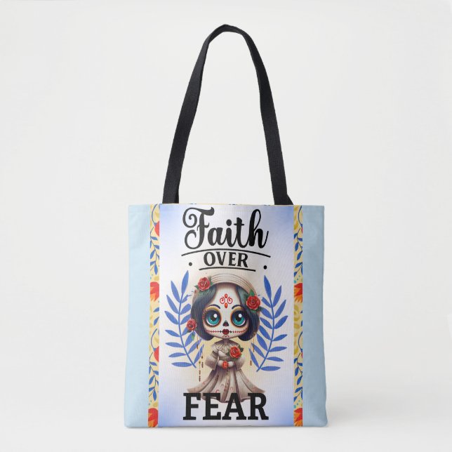 Tote Bag Crâne à sucre de foi (Devant)