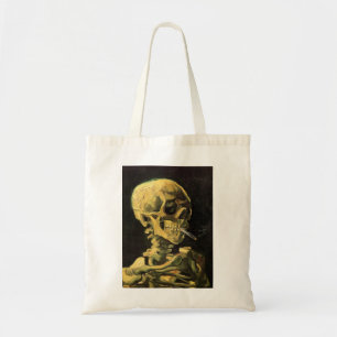 Tote Bag Crâne avec cigarette brûlante par Vincent van Gogh