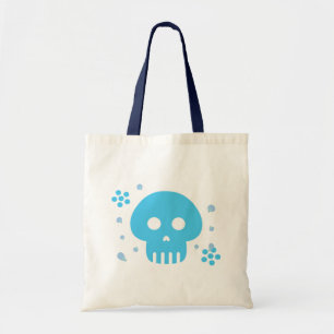 Tote Bag Crâne bleu