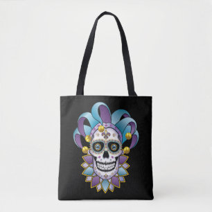 Tote Bag Crâne coloré Jester