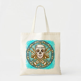 Tote Bag Crâne de squelette de paix