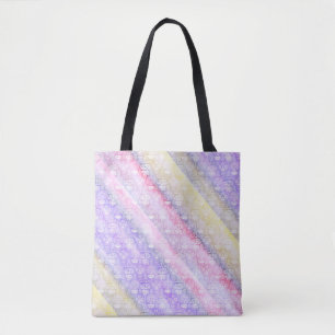 Tote Bag Crâne en pastel Fourre-tout de sucre