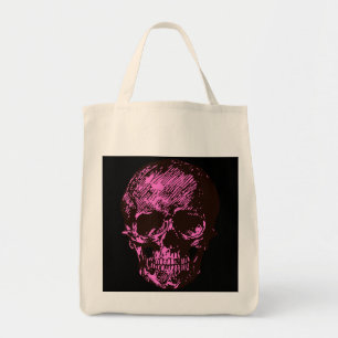 Tote Bag Crâne rose