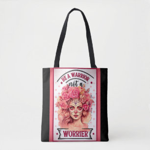 Tote Bag Crâne rose et joli sucre