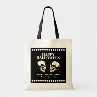 Tote Bag Crânes qui rient Halloween