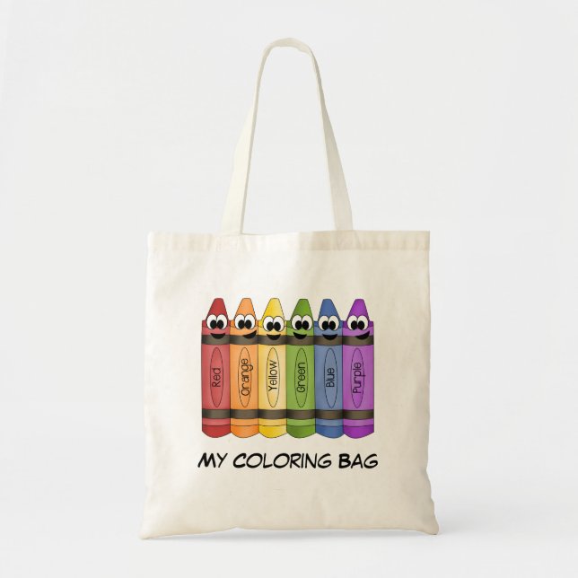 Tote Bag Crayons (Devant)