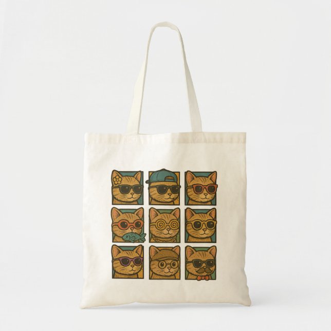 Tote Bag Crazy Kitty Club (Devant)