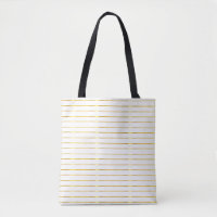 Créatif Glamour Moderne Faux Or Striped Chic