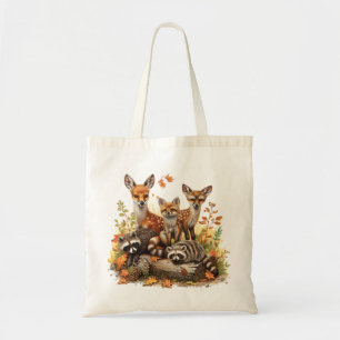 Tote Bag Créatures des bois, automne