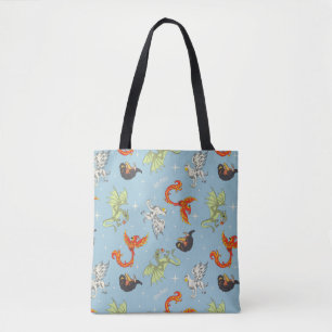 Tote Bag Créatures Magiques Ancien Motif