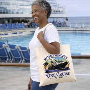 Tote Bag Créer des souvenirs une croisière à la fois