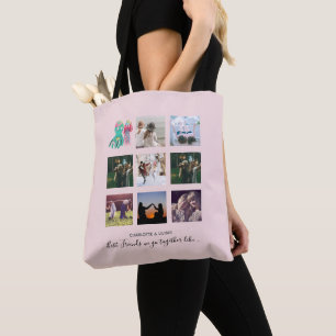 Tote Bag Créer Propre BFF Photo Collections cadeaux - Jelly