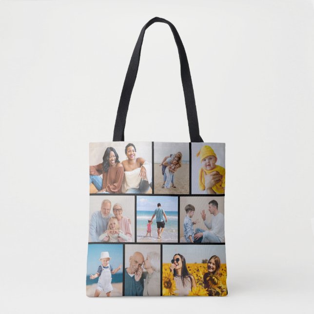 Tote Bag Créez votre propre collection de photos 9 (Devant)
