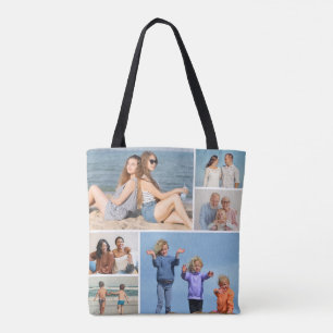 Tote Bag Créez votre propre collection photo de 6 personnes