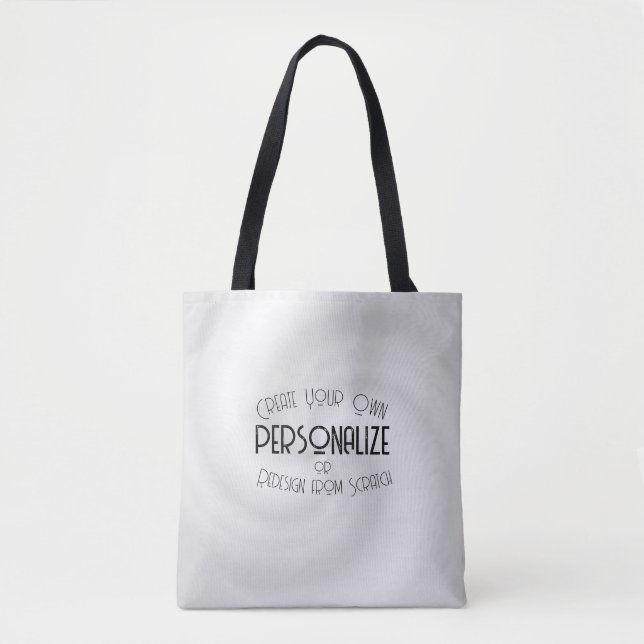 Tote Bag Créez Votre Propre Design Personnalisé (Devant)