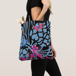 Tote Bag Créez Votre Propre Impression Tout-En Noir Élégant
