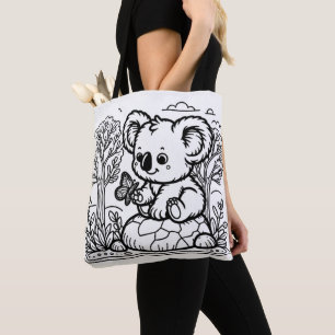 Tote Bag Créez votre propre Koala Fourre-tout