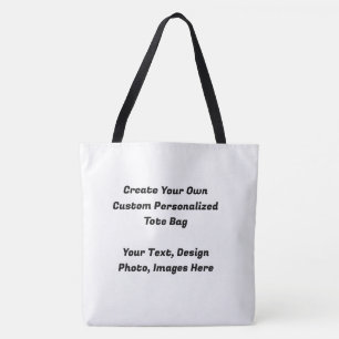 Tote Bag Créez votre propre personnalisation personnalisée